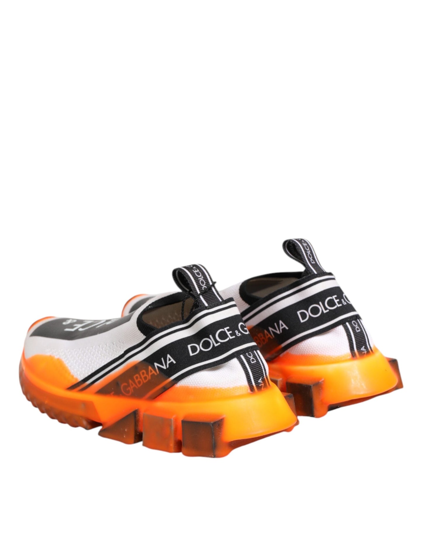 Dolce & Gabbana White Sorrento Slip On Low Top Sneakers Shoes