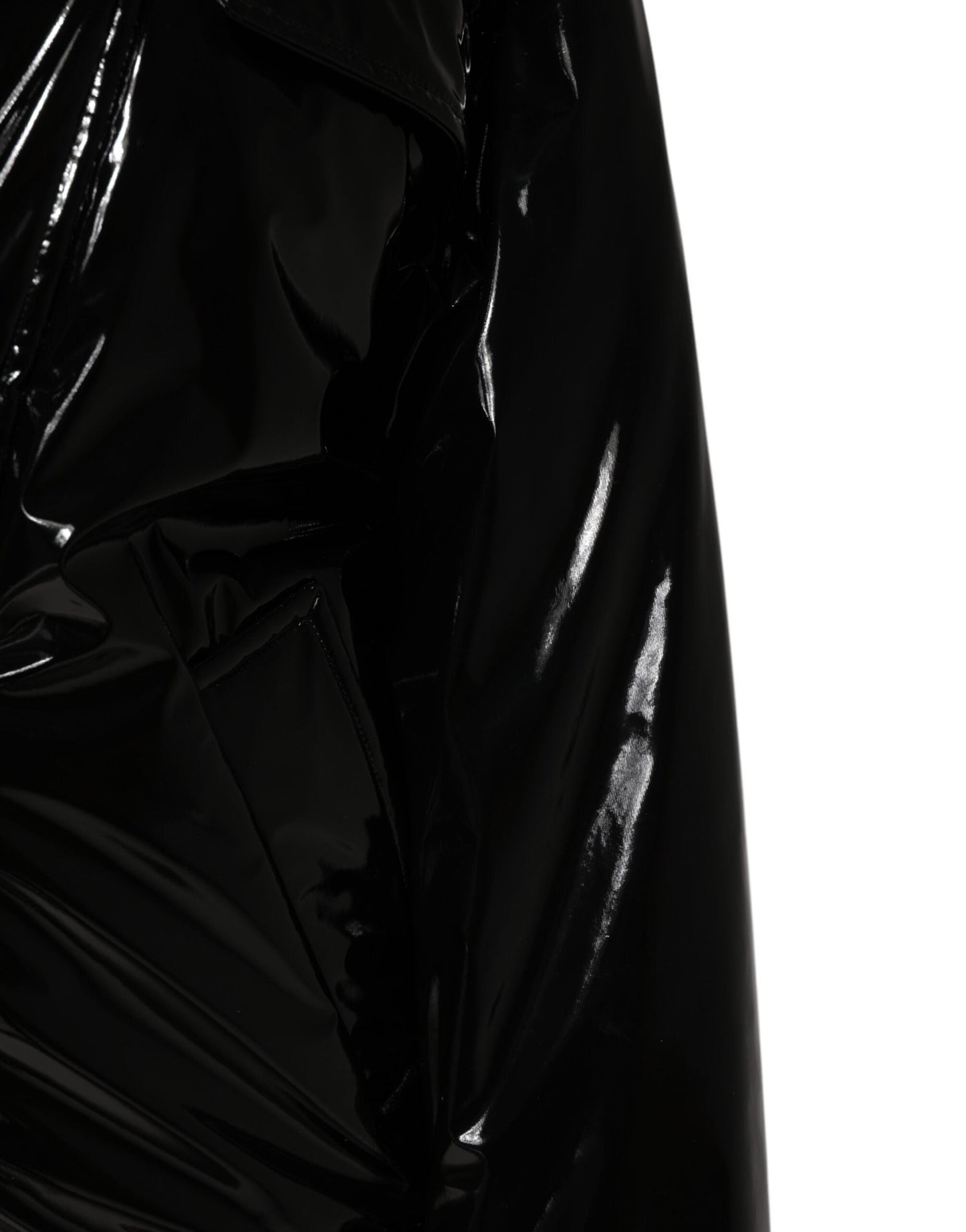 Dolce & Gabbana Polyester Black Quilted Puffer Coat  Jacket