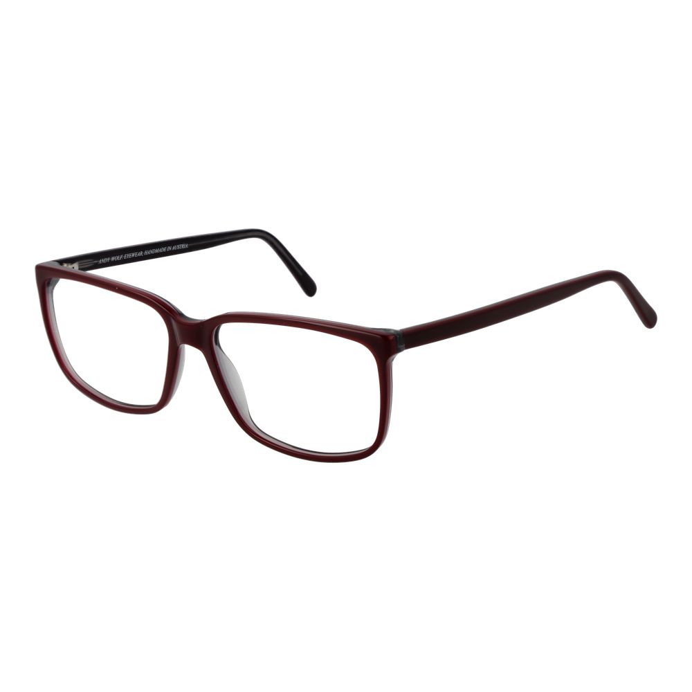 Andy Wolf Burgundy Unisex Glasses Frame