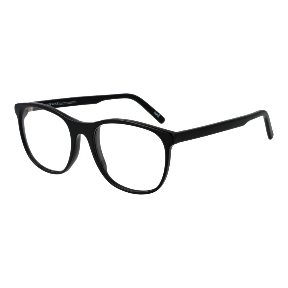 Andy Wolf Black Unisex Glasses Frame