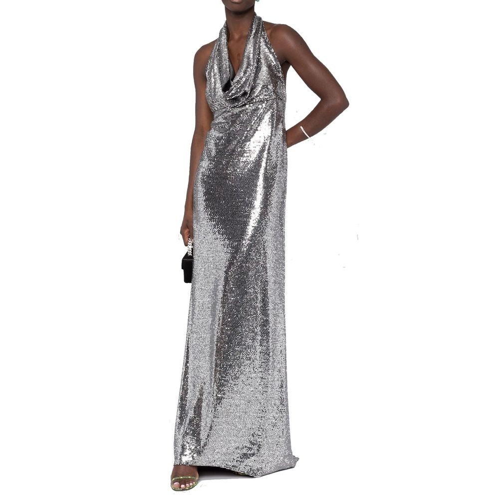 BLANCA VITA Sequin-Embellished Long Dress