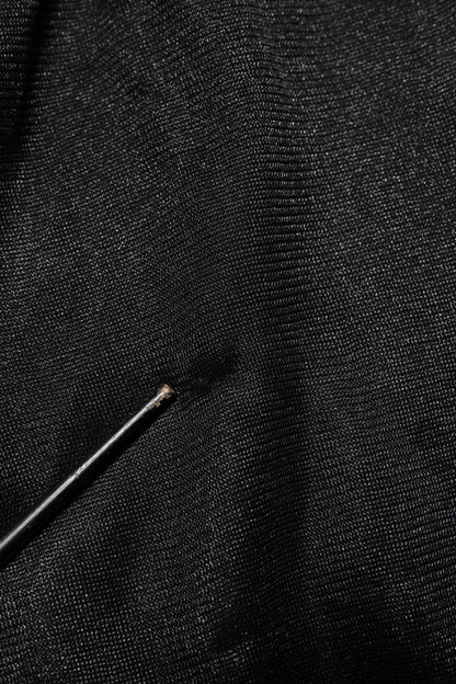 Dolce & Gabbana Black Polyester Pullover Sweatshirt Sweater