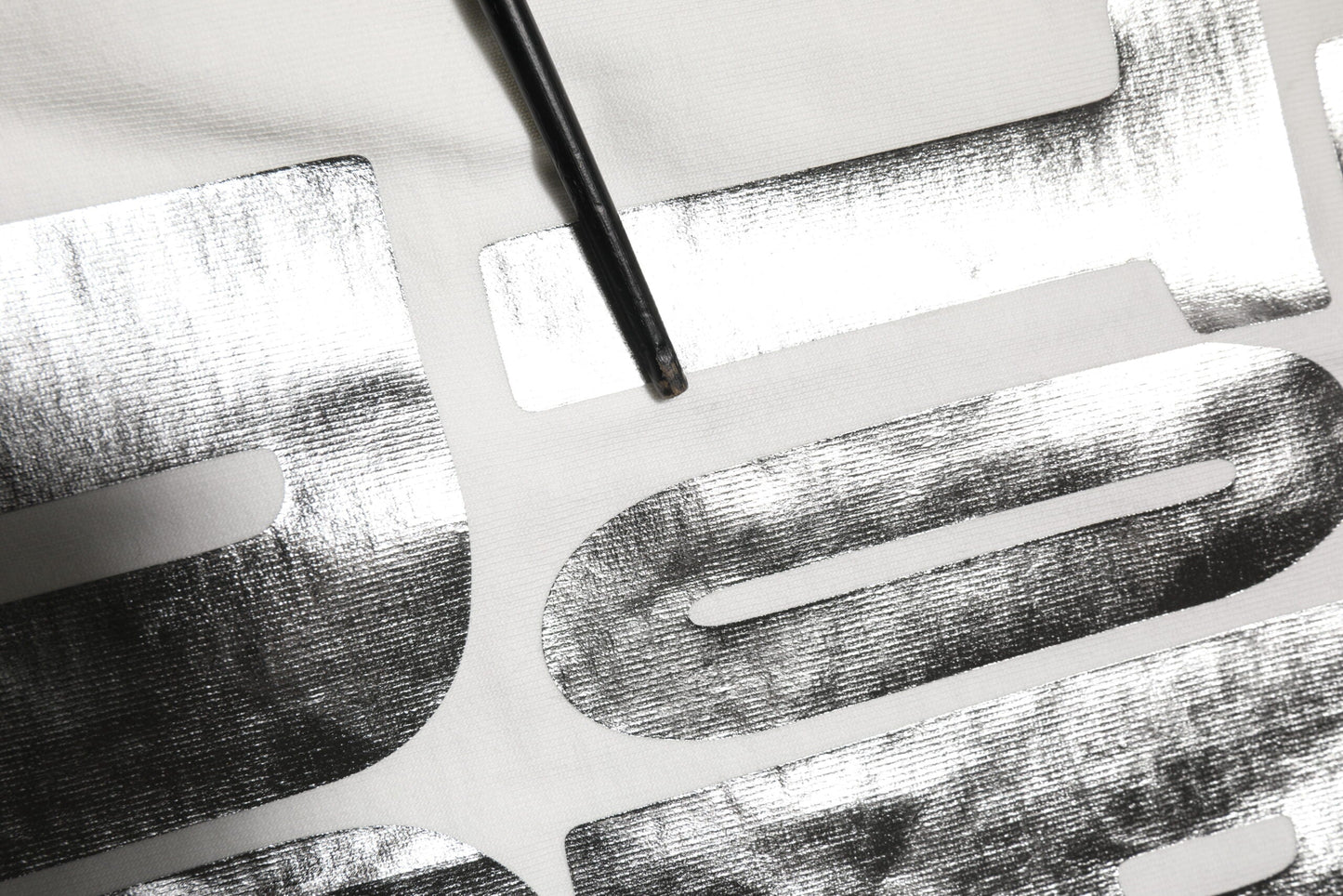 Dolce & Gabbana White Metallic Print Cotton CrewNeck T-shirt