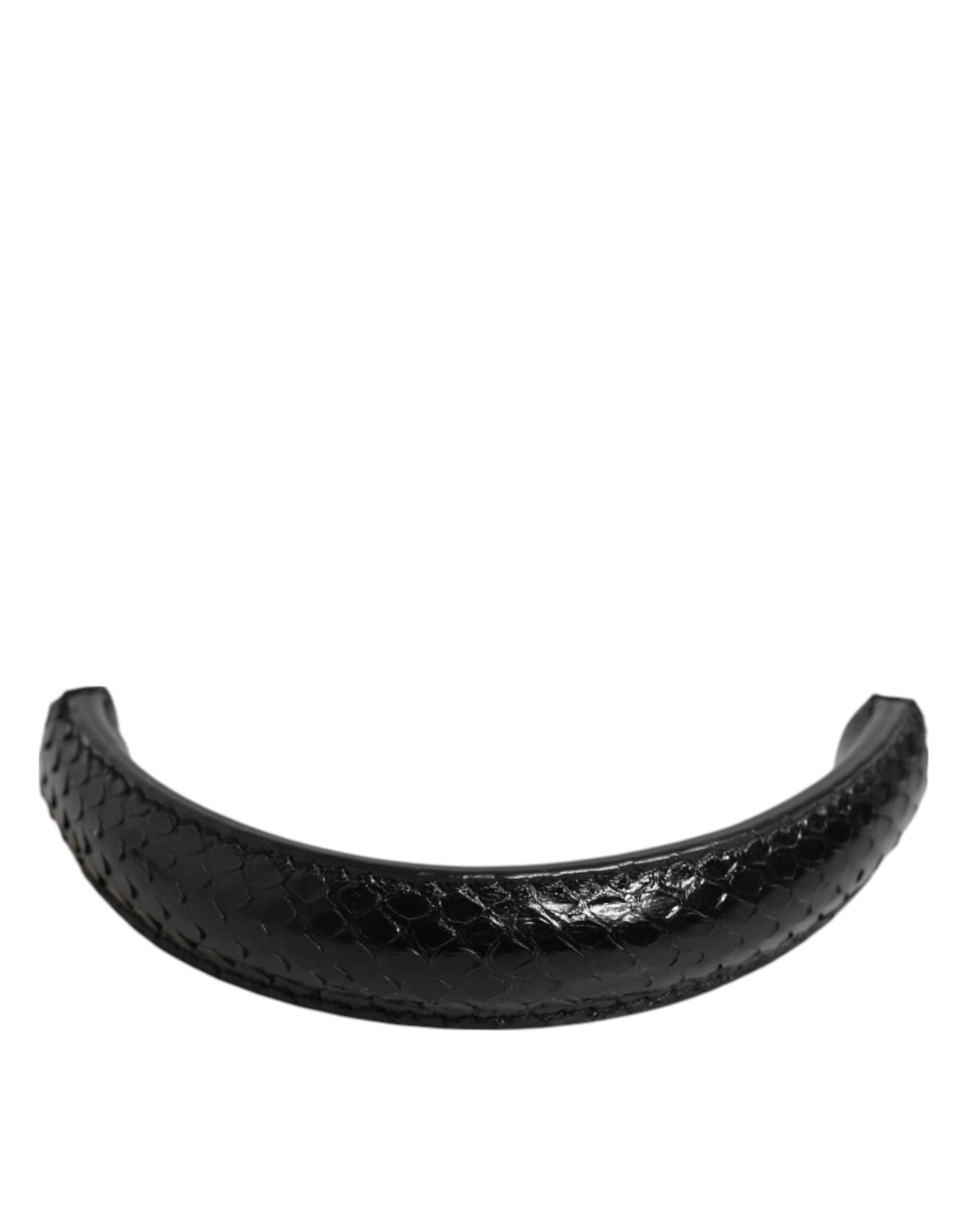 Dolce & Gabbana Black Small Ayers Leather Bag Handle Women Shoulder Strap