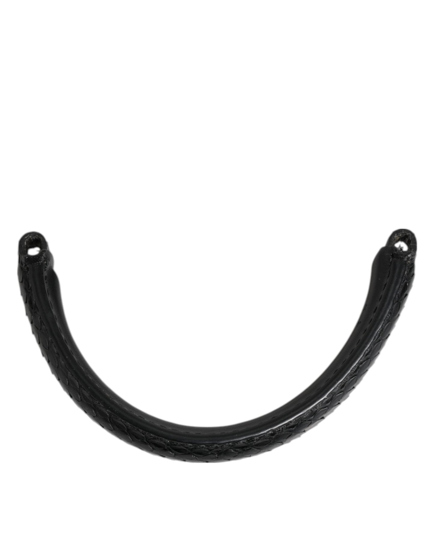 Dolce & Gabbana Black Small Ayers Leather Bag Handle Women Shoulder Strap