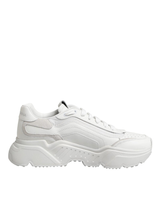 Dolce & Gabbana White Daymaster Low Top Men Sneakers Shoes