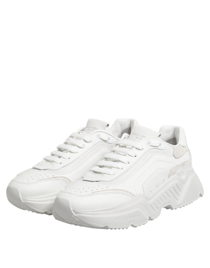 Dolce & Gabbana White Daymaster Low Top Men Sneakers Shoes