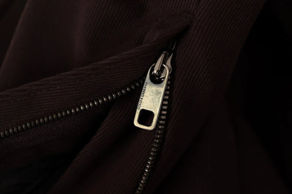 Dolce & Gabbana Bordeaux Cotton Stretch Skinny Trouser