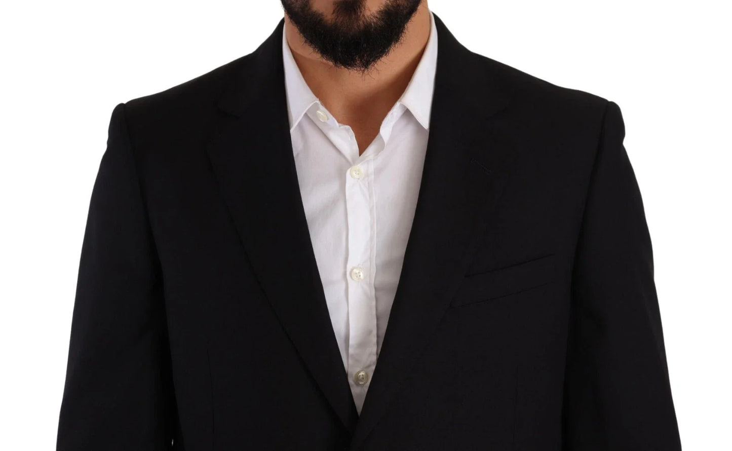 Domenico Tagliente Blue Polyester Single Breasted Formal 2 Piece Suit