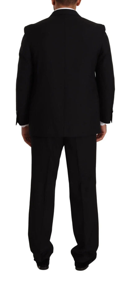 Domenico Tagliente Blue Polyester Single Breasted Formal 2 Piece Suit