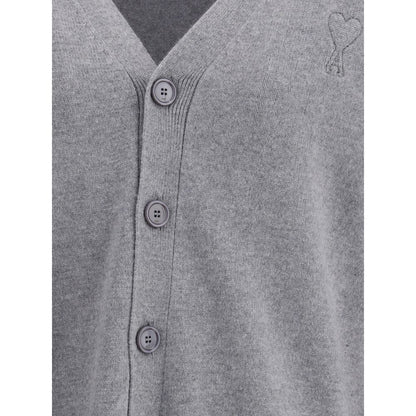 Ami Paris Ami De Coeur Cardigan