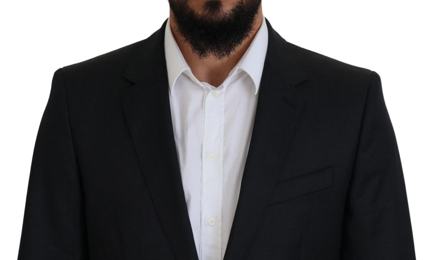 Dolce & Gabbana Melange Grey Wool 2 Piece MARTINI Suit