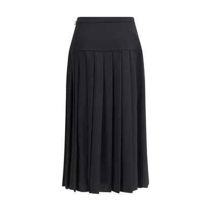 Alessandra Rich Pleated midi Skirt