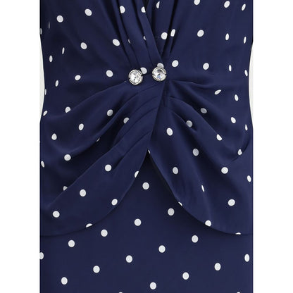 Alessandra Rich Polka dot Dress