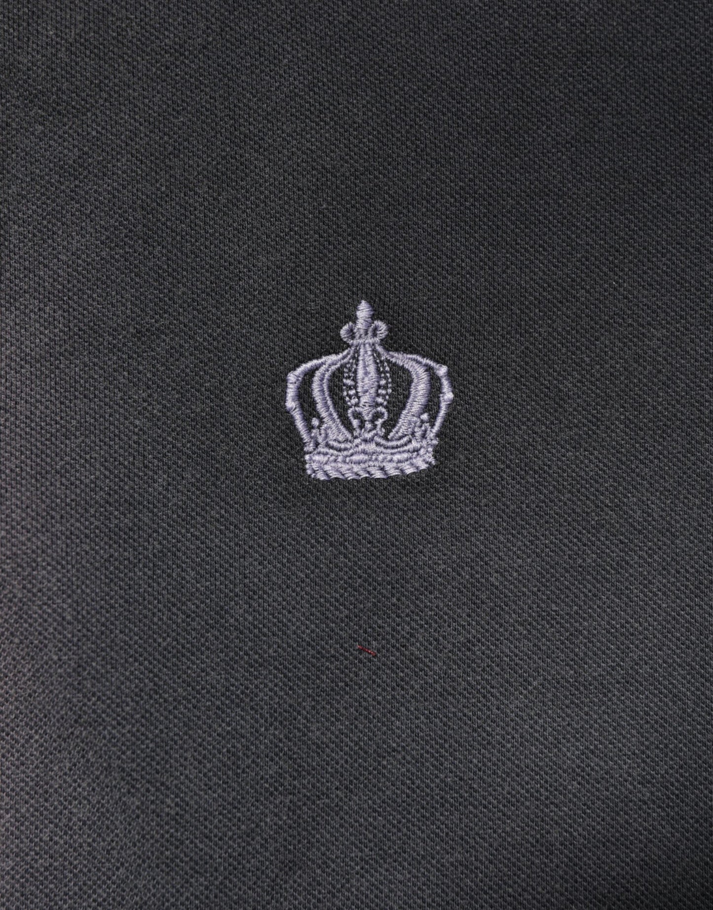 Dolce & Gabbana Gray Cotton Crown Collared Men Polo T-shirt