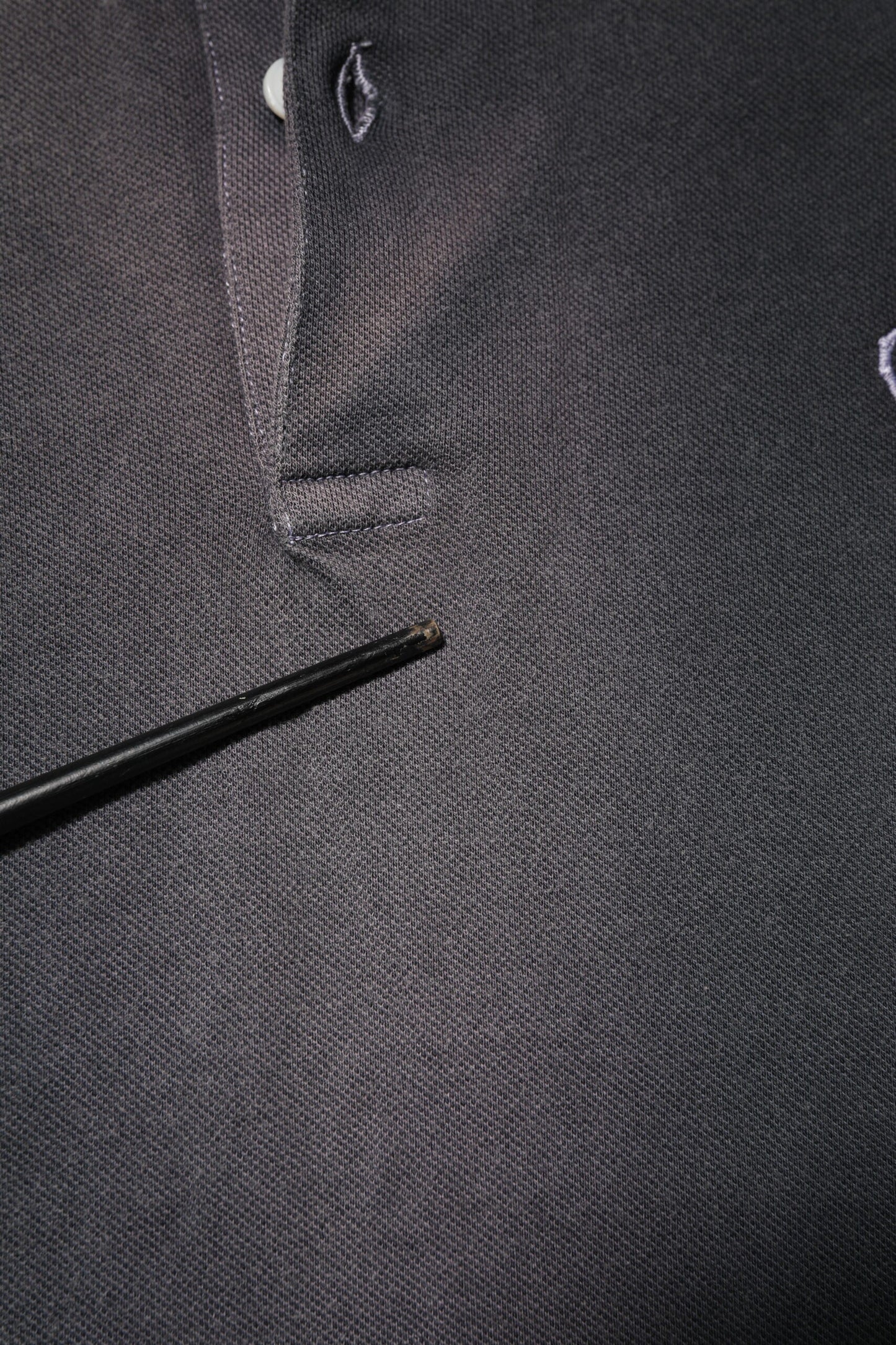 Dolce & Gabbana Gray Cotton Crown Collared Men Polo T-shirt