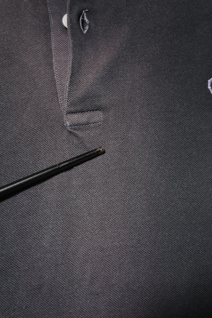 Dolce & Gabbana Gray Cotton Crown Collared Men Polo T-shirt