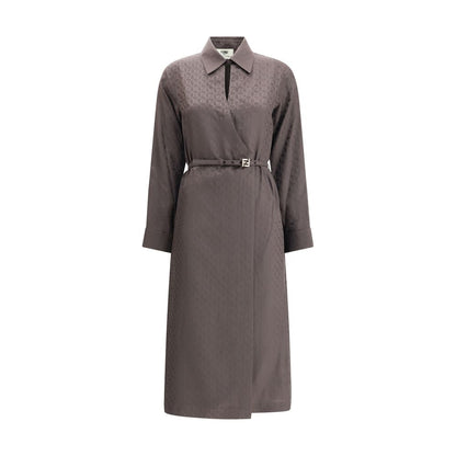 Fendi FF silk jacquard Dress