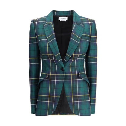 Alexander McQueen Check patterned Blazer