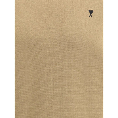 Ami Paris Pull Col Rond Ami De Coeur