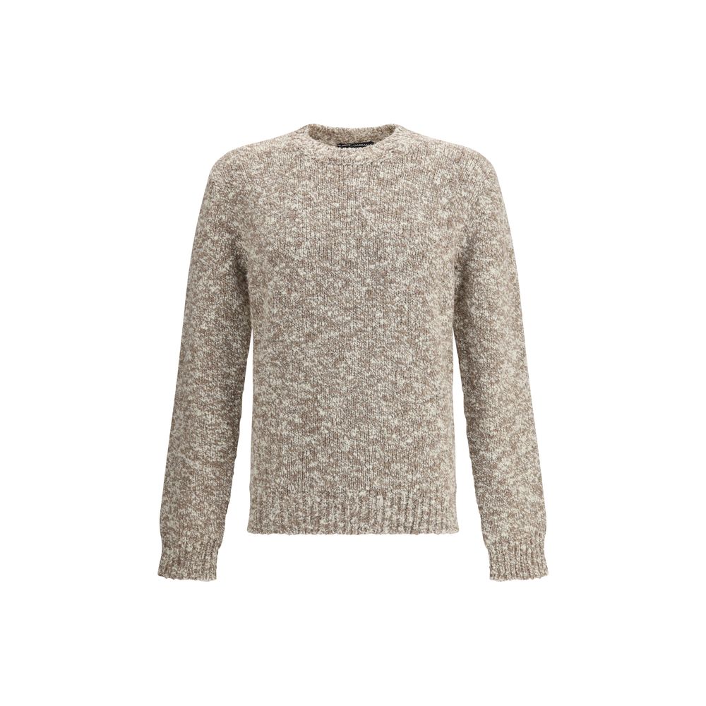 Dolce & Gabbana Shaved wool crew neck Sweater