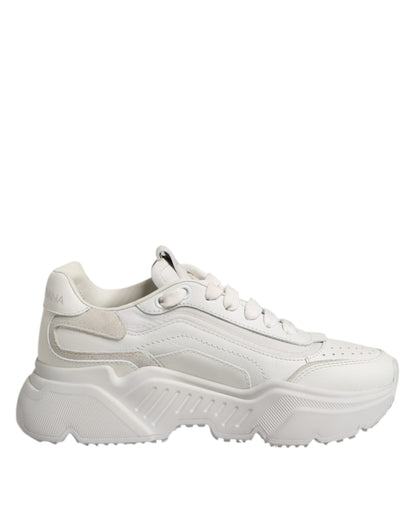 Dolce & Gabbana White Daymaster Low Top Sneaker Shoes