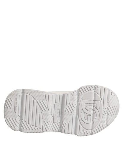 Dolce & Gabbana White Daymaster Low Top Sneaker Shoes
