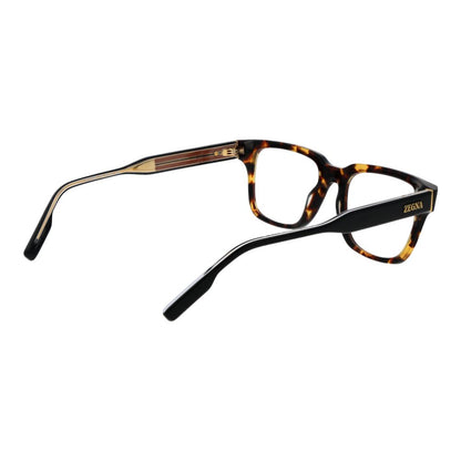 Ermenegildo Zegna Brown Men Glasses Frame