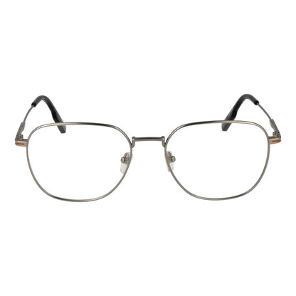Ermenegildo Zegna Silver Men Glasses Frame