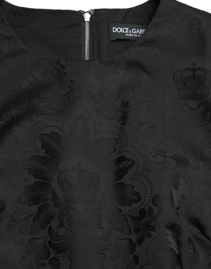 Dolce & Gabbana Black Sleeveless Bodycon A-line Mini Dress