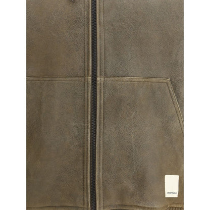 Emporio Armani Leather bomber Jacket