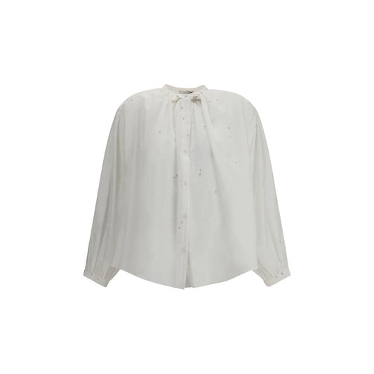 Forte_Forte Voile Shirt with embroidery