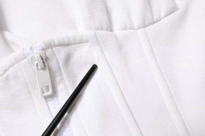 Dolce & Gabbana White Corset Stretch Cotton Top T-shirt