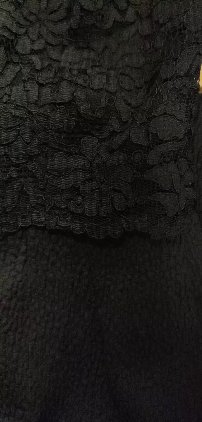 Dolce & Gabbana Black Lace Gown Bodycon Sheath STAFF Dress