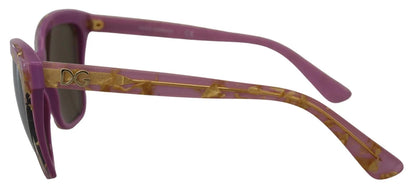 Dolce & Gabbana DG4251 Pink Gold Full Rim Rectangle Frame Shades