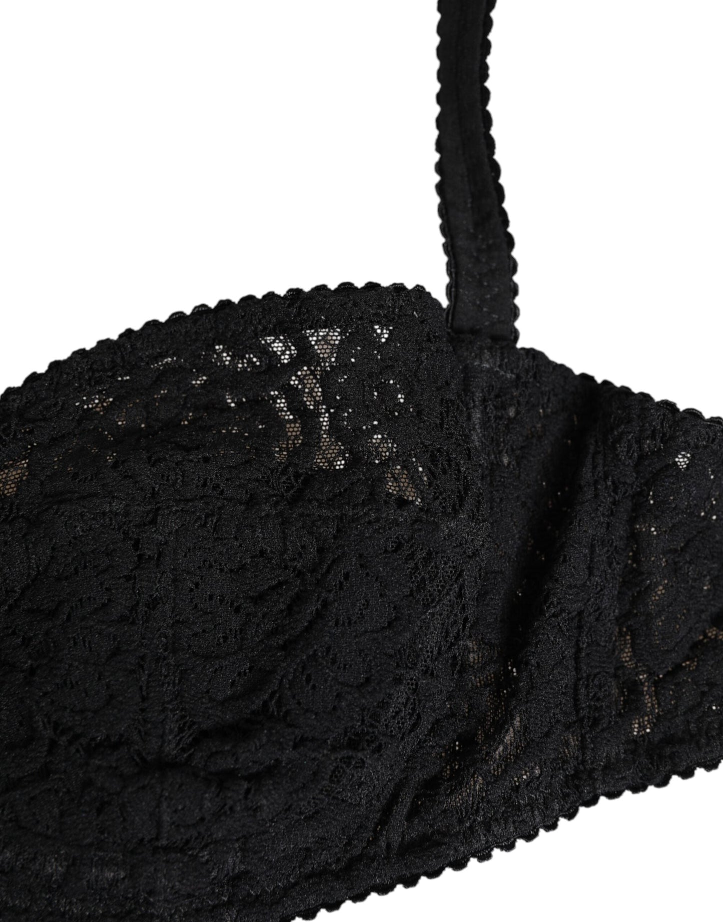 Dolce & Gabbana Black Lace Underwire Bra Lingerie Underwear
