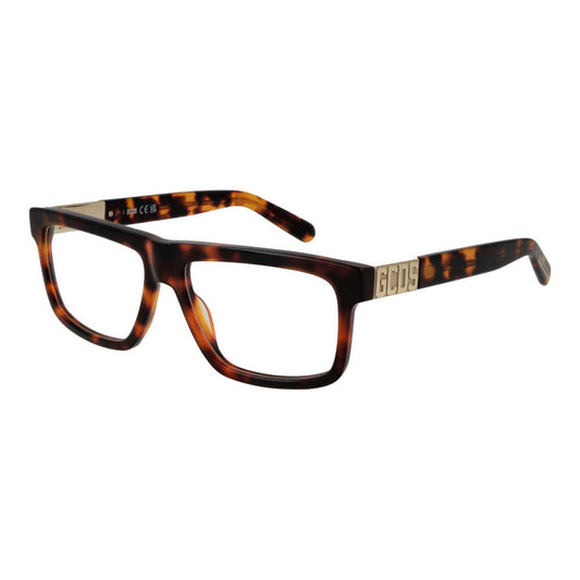 GCDS Brown Unisex Glasses Frame