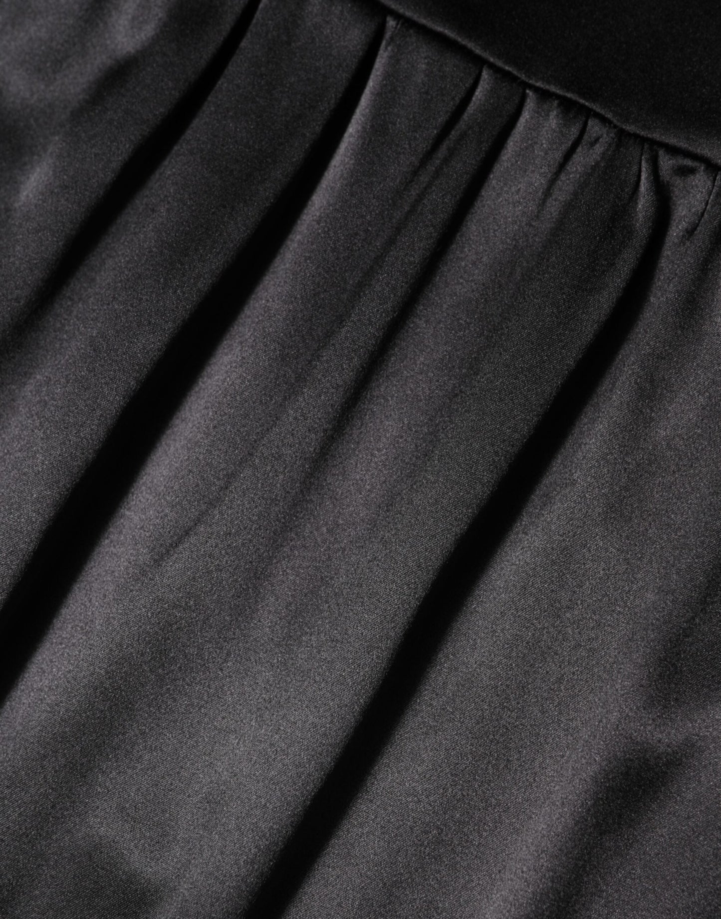 Dolce & Gabbana Black Silk Blend Lace Trim Sleeveless Mini Dress