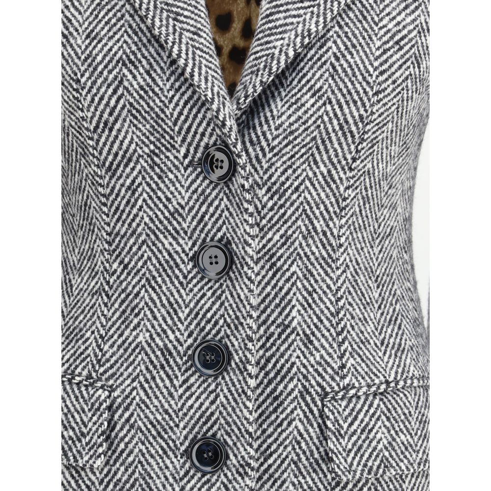 Dolce & Gabbana Single-breasted chevron Coat