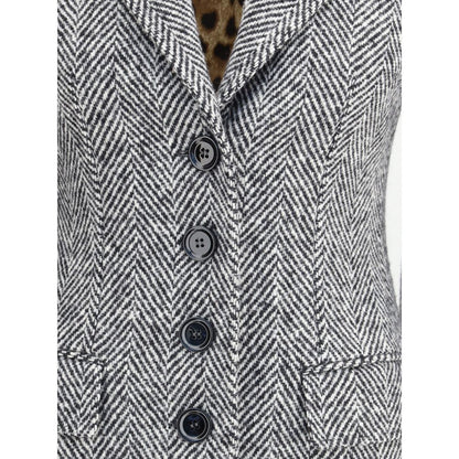 Dolce & Gabbana Single-breasted chevron Coat