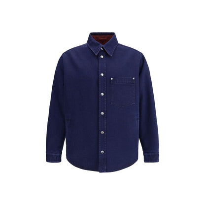 Gucci Denim and flanel Reversible Shirt
