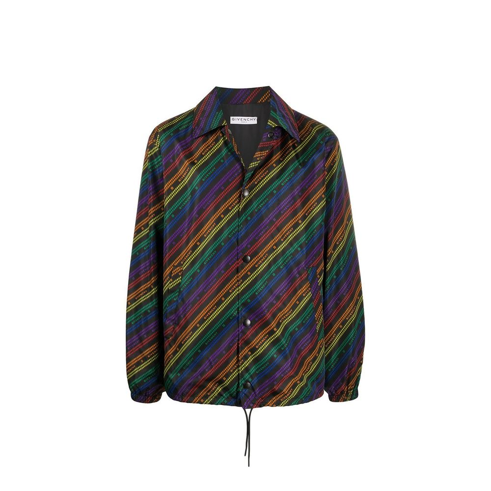 Givenchy Rainbow Chain Nylon Jacket