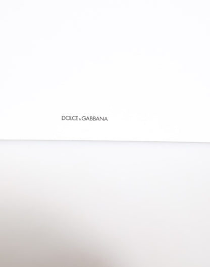 Dolce & Gabbana Multicolor Leopard Print Envelope Paper Post Card Holder