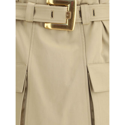 Balmain Cargo Miniskirt