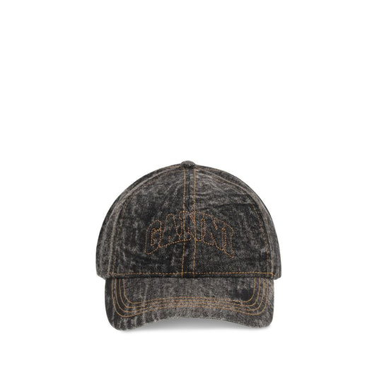 Ganni Denim Baseball Hat