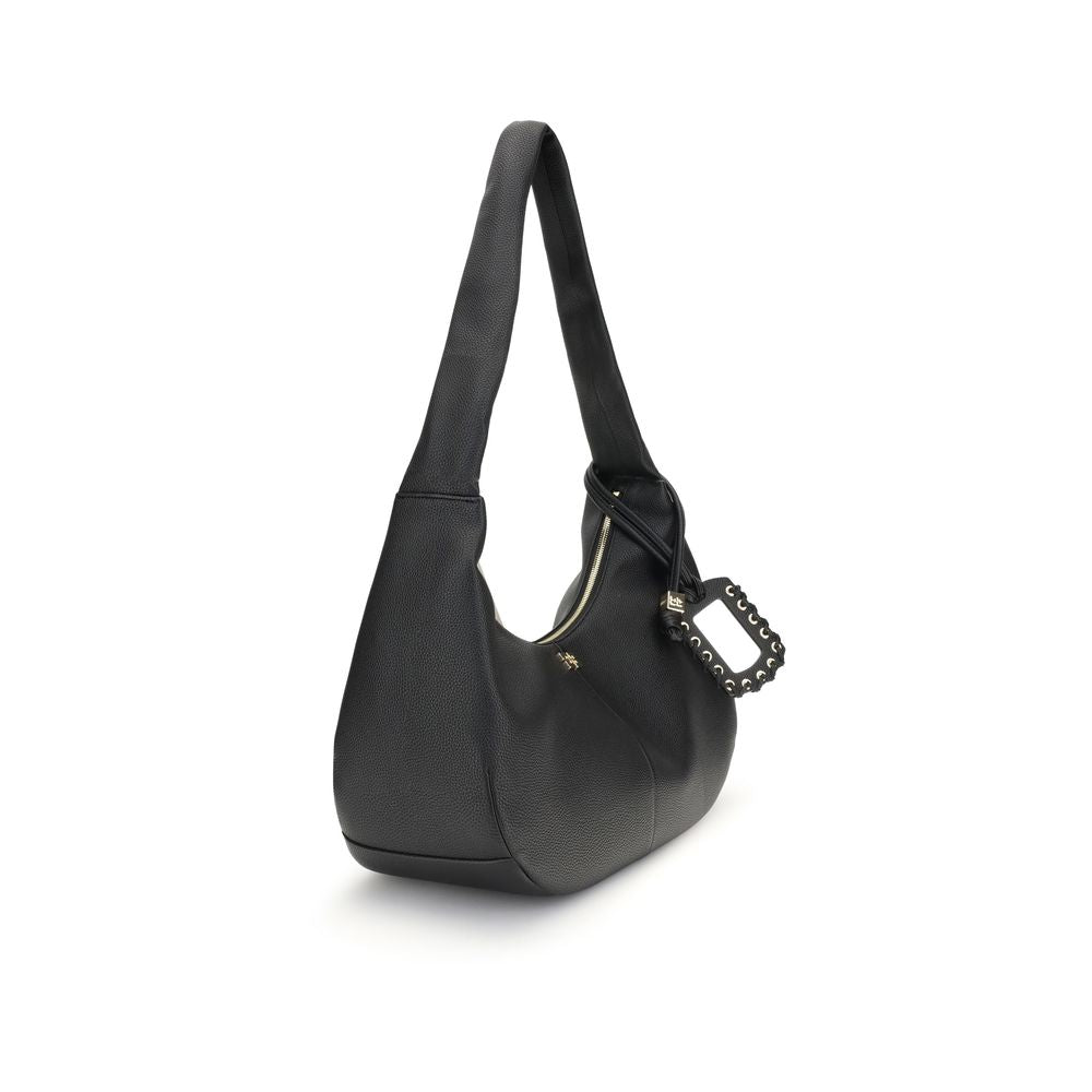 Ganni Leather hobo Shoulder Bag