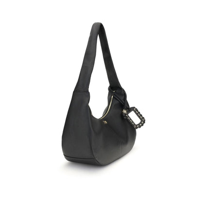 Ganni Leather hobo Shoulder Bag
