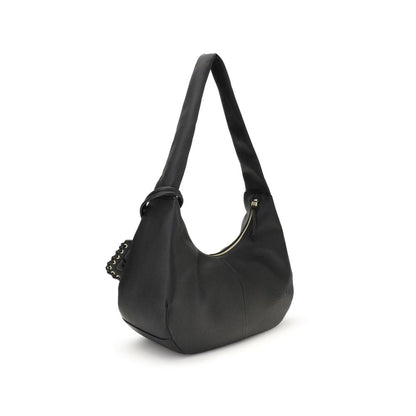 Ganni Leather hobo Shoulder Bag