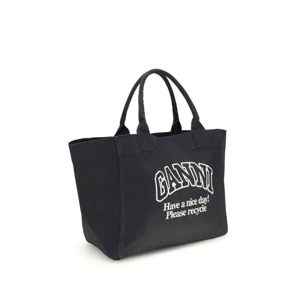 Ganni XXL Canvas Tote Bag