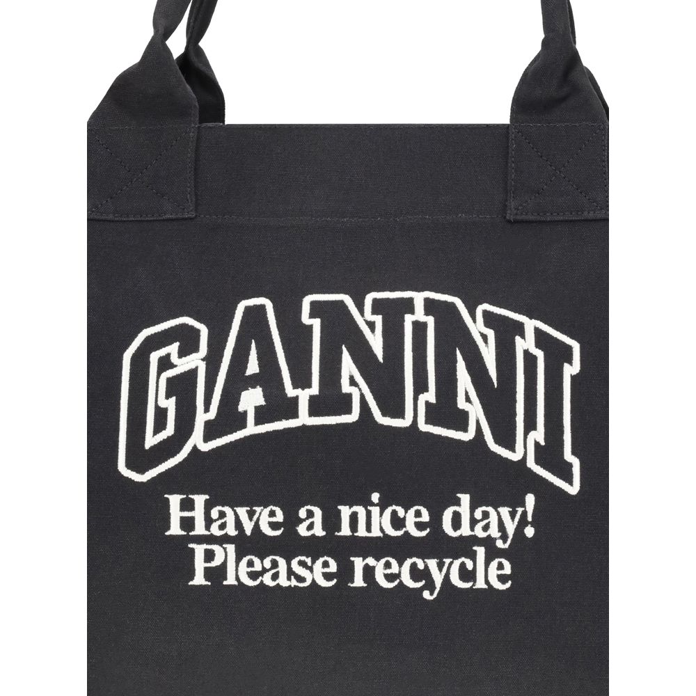 Ganni XXL Canvas Tote Bag